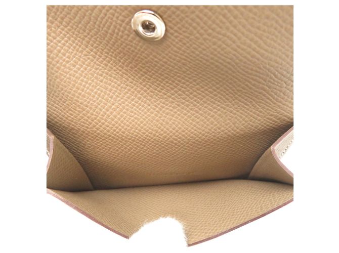 Hermès Hermes Bearn Mini Business Card Holder Taupe - view 6