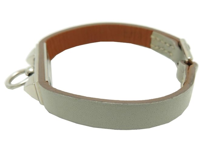Hermès Pulsera charm Micro Rivale Hermes Castaño - vista 2
