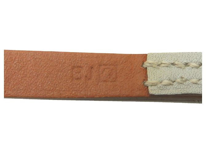 Hermès Pulsera charm Micro Rivale Hermes Castaño - vista 7