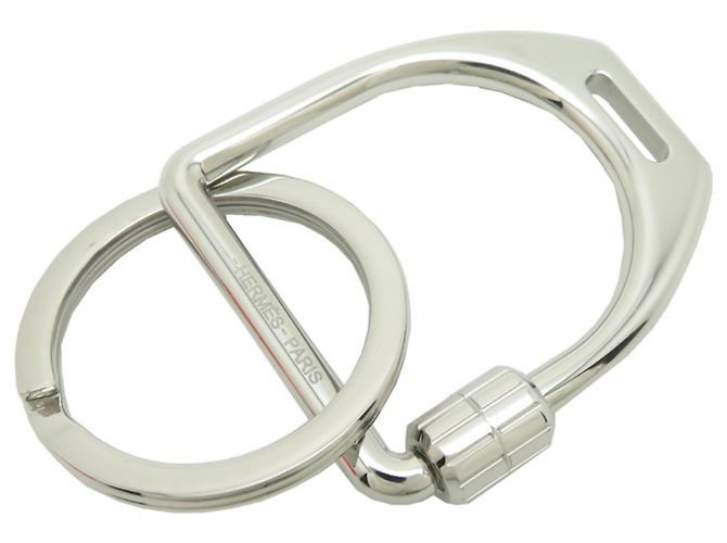 Portachiavi Hermès Etria Argento Metallo - vista 2