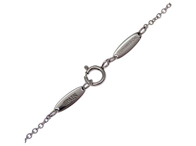 Collana Open Heart in platino e diamanti Tiffany & Co. - vista 4