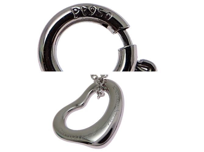 Collana Open Heart in platino e diamanti Tiffany & Co. - vista 7