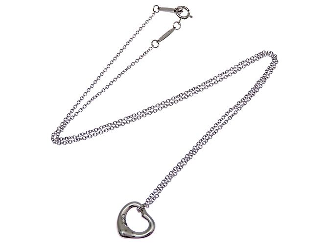 Collana Open Heart in platino e diamanti Tiffany & Co. - vista 8