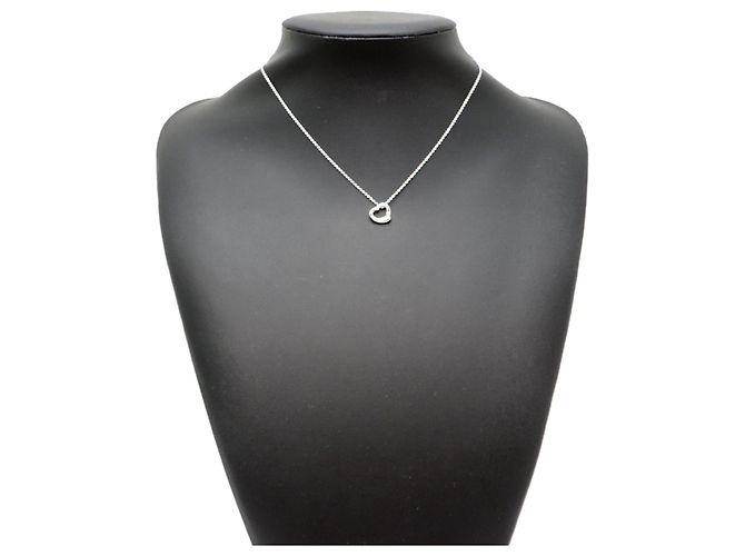 Collana Open Heart in platino e diamanti Tiffany & Co. - vista 9