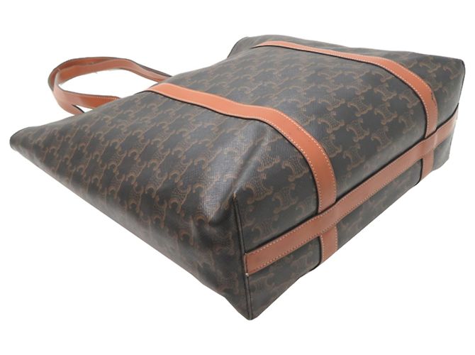 Céline Borsa Tote da donna Celine 194542 Triomphe Marrone - vista 3