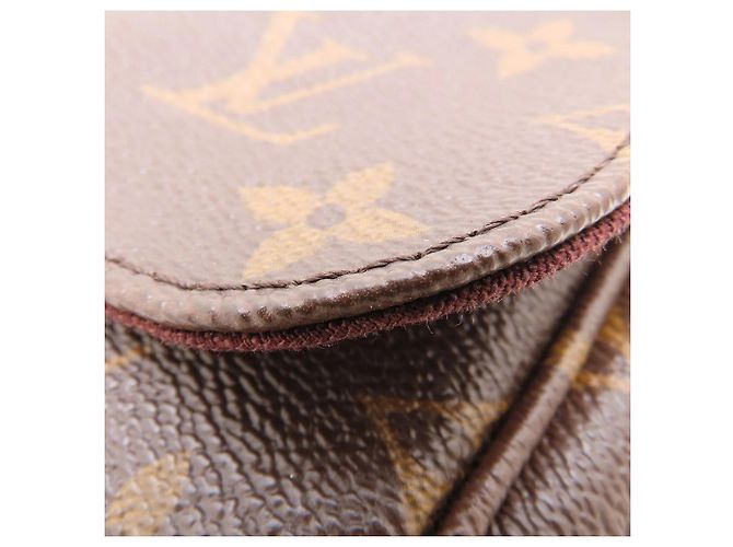 Borsa a Spalla Louis Vuitton Monogram Favorite MM Marrone - vista 20