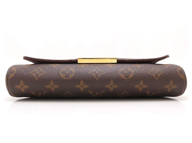 Borsa a Spalla Louis Vuitton Monogram Favorite MM Marrone - vista 4