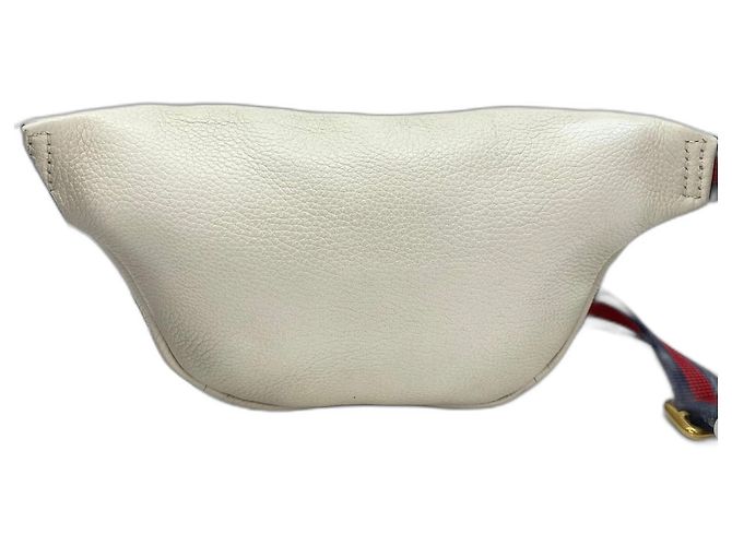 Borsa a tracolla Gucci in pelle bianca Bianco - vista 3
