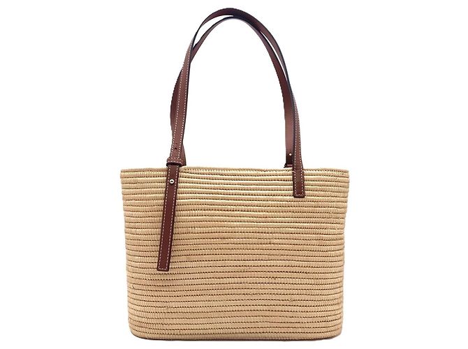 Borsa Tote Loewe Square Basket Beige - vista 2
