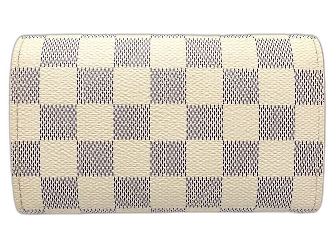 Louis Vuitton Damier Azur Bi-fold Wallet Blau - Ansicht 4