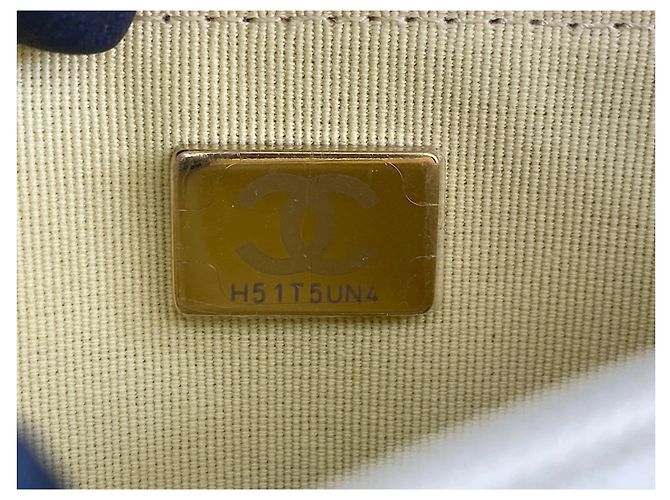 Borsa a Spalla Chanel Mini Matelassé Gialla Giallo - vista 14
