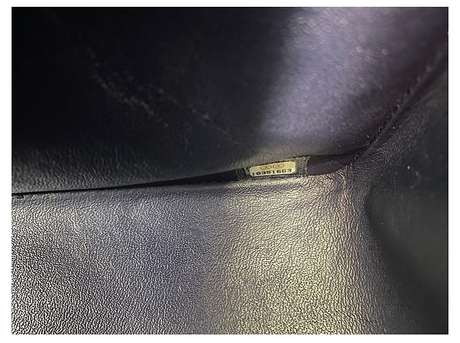 Borsa a Spalla Chanel Matelassé 30 Navy Blu navy - vista 14