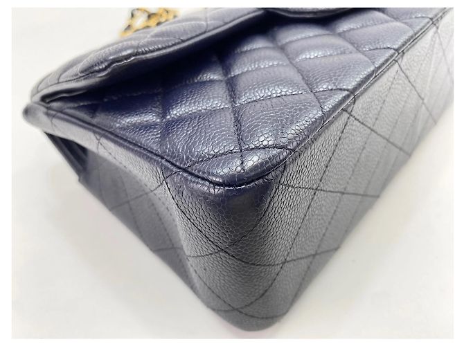 Borsa a Spalla Chanel Matelassé 30 Navy Blu navy - vista 8