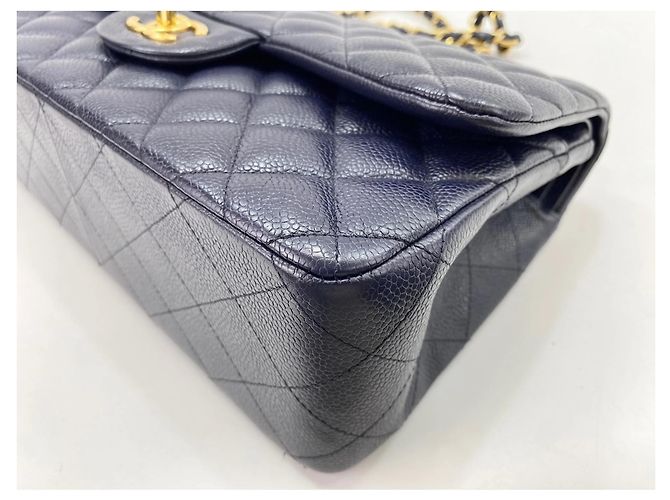 Borsa a Spalla Chanel Matelassé 30 Navy Blu navy - vista 9