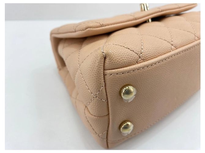 Borsa a Spalla CHANEL Mini Matelassé Rosa - vista 7