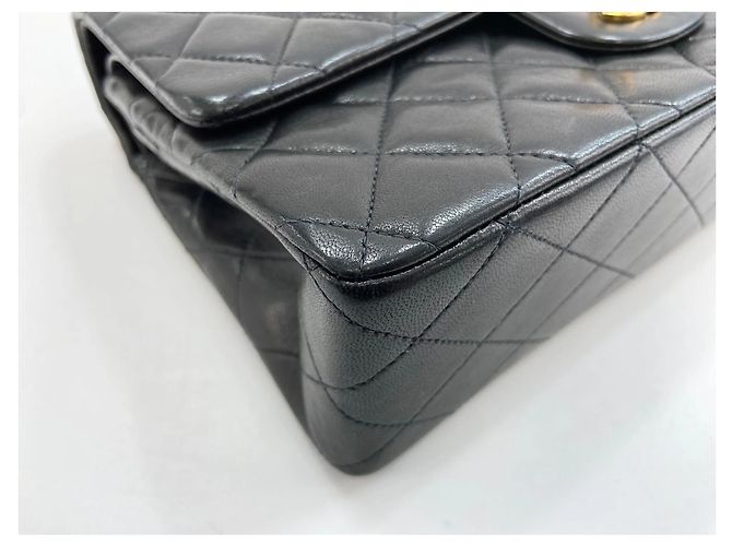 Timeless CHANEL Matelassé 25 Bolsa de Ombro Preto - vista 8