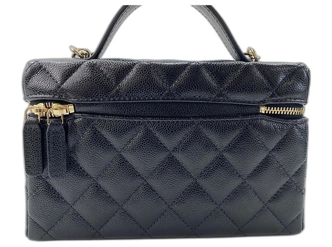 Timeless Borsa a Spalla Chanel Matelassé in Nero - vista 2