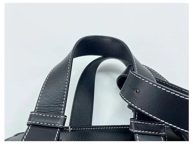 Borsa Hammock Loewe in pelle nera Nero - vista 10