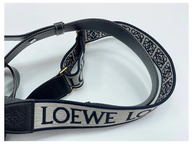Borsa Hammock Loewe in pelle nera Nero - vista 12