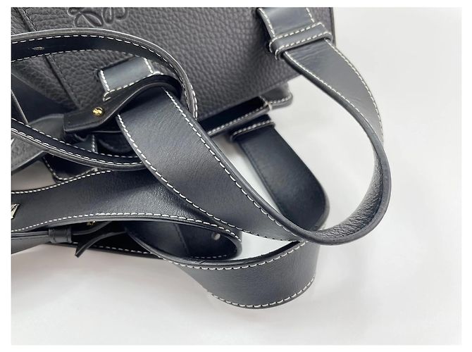 Borsa Hammock Loewe in pelle nera Nero - vista 9