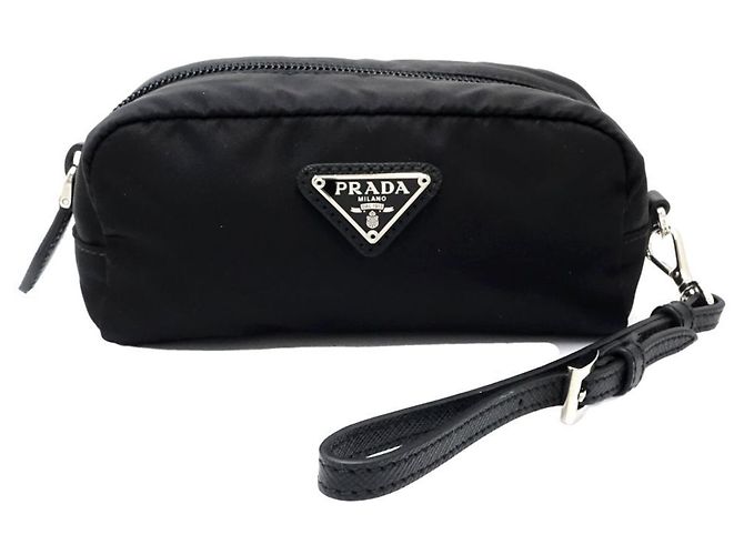 Prada Vera Small Pouch Tasche Schwarz - Ansicht 2