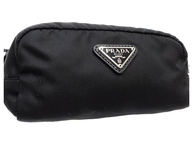 Prada Vera Small Pouch Tasche Schwarz - Ansicht 3