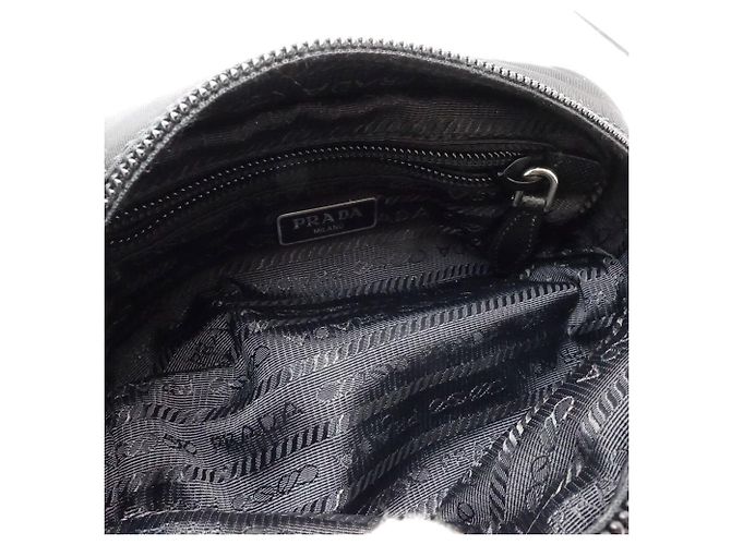 Prada Vera Small Pouch Tasche Schwarz - Ansicht 7