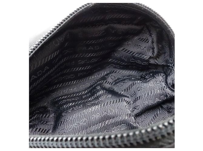 Prada Vera Small Pouch Tasche Schwarz - Ansicht 8
