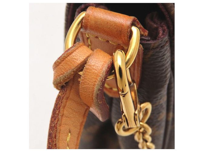 Borsa a Spalla Louis Vuitton Monogram Favorite MM Marrone - vista 17