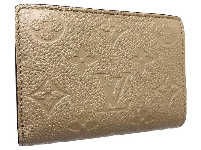 Louis Vuitton Monogram Empreinte Bi-fold Wallet Grau - Ansicht 3