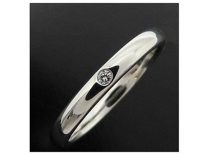 Tiffany & Co. Platin 950 Diamant Stacking-Ring - Ansicht 5