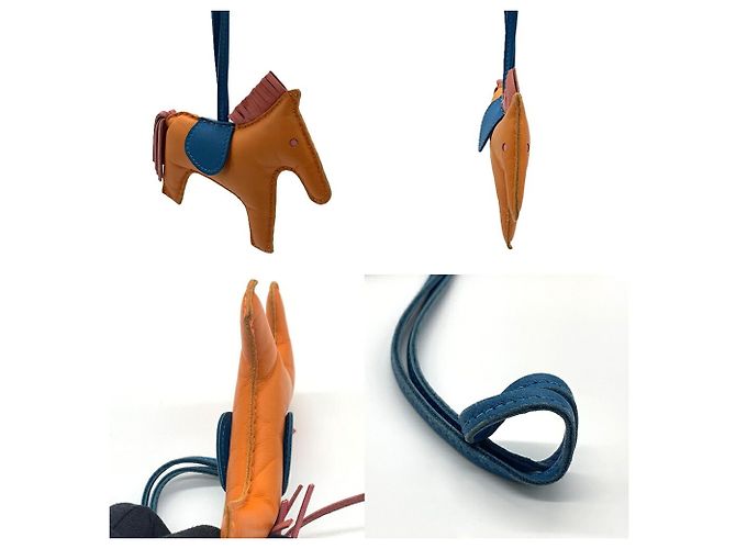 Hermès Charm per borsa Rodeo MM Hermes Arancione - vista 4