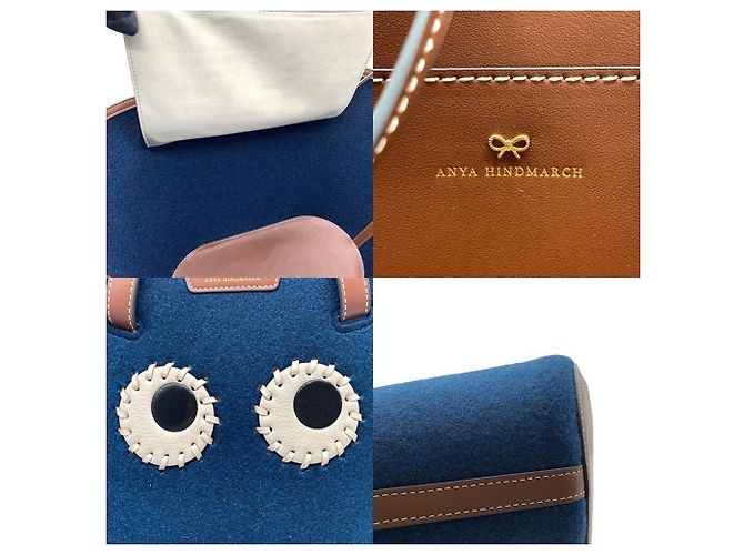 Tote in feltro Anya Hindmarch Eyes - vista 6