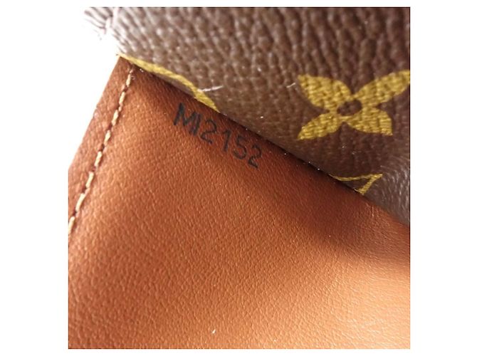 Cartera tríptico Monogram Louis Vuitton Castaño - vista 11