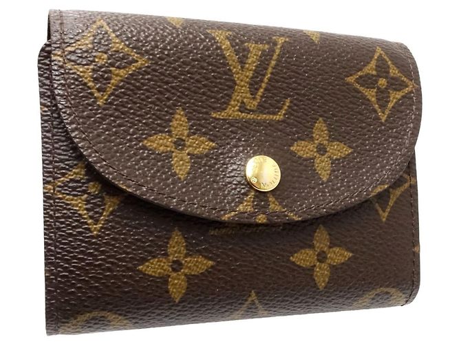 Cartera tríptico Monogram Louis Vuitton Castaño - vista 3
