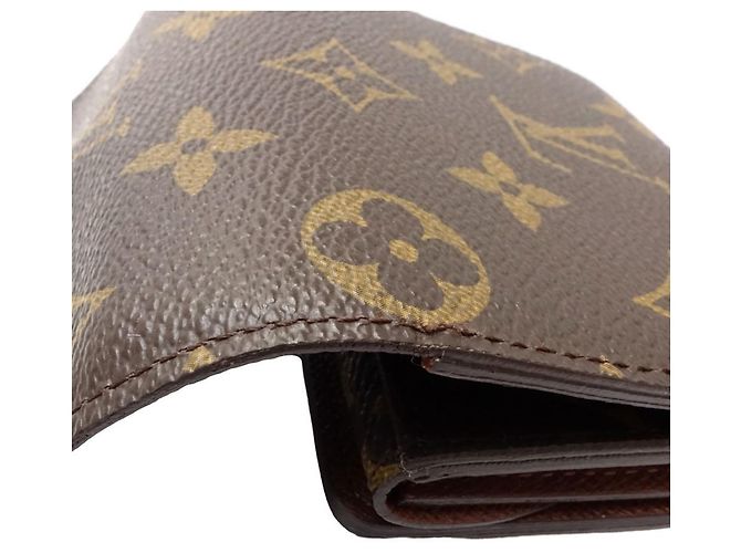 Cartera tríptico Monogram Louis Vuitton Castaño - vista 5