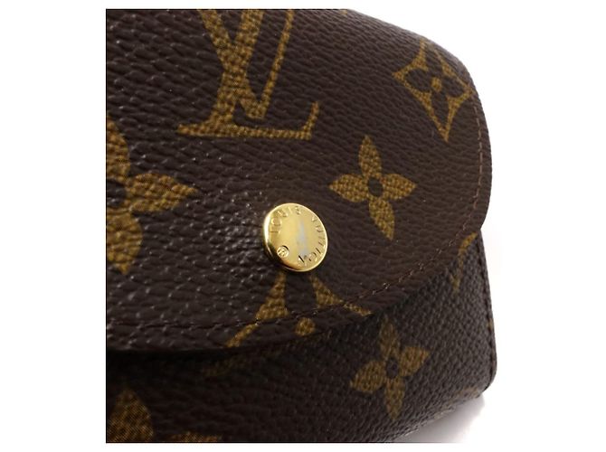 Cartera tríptico Monogram Louis Vuitton Castaño - vista 6