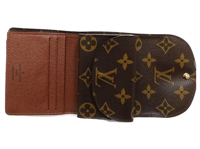 Cartera tríptico Monogram Louis Vuitton Castaño - vista 7