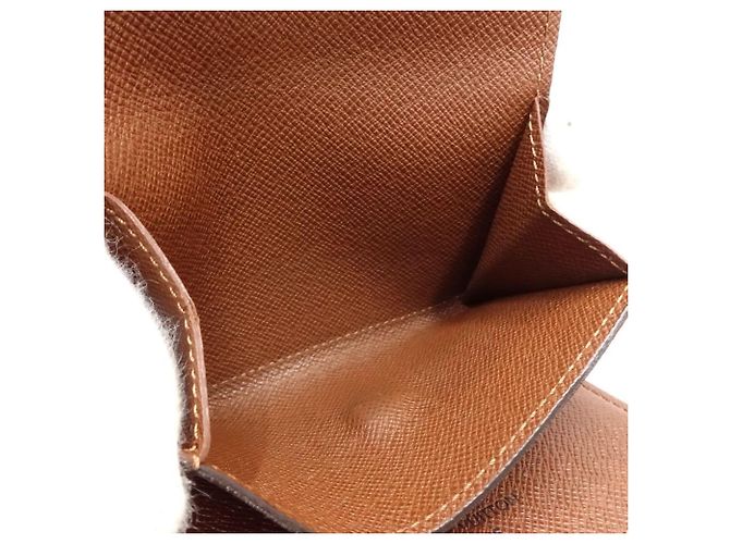 Cartera tríptico Monogram Louis Vuitton Castaño - vista 8