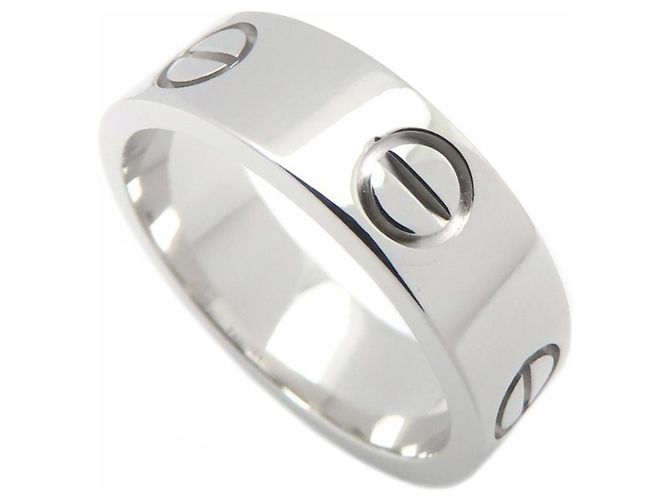 Cartier Love Band Ring aus 18K Weißgold - Ansicht 2