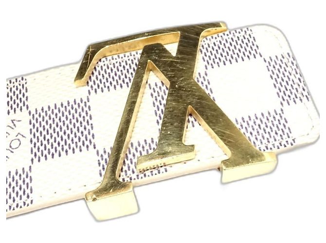 Louis Vuitton Damier Azur Standard Gürtel - Ansicht 4