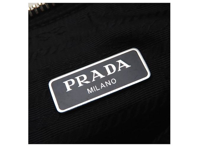 Borsa a tracolla Prada Re-Edition 2005 Re-Nylon Nero - vista 7