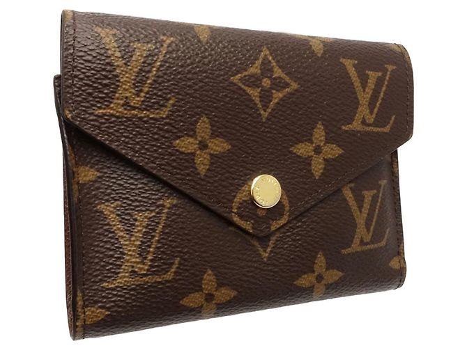 Louis Vuitton Monogram Tri-fold Wallet Brown - view 3