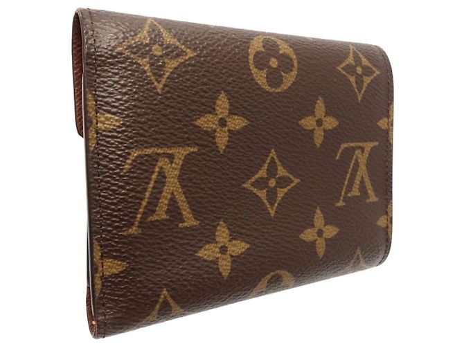 Louis Vuitton Monogram Tri-fold Wallet Brown - view 4