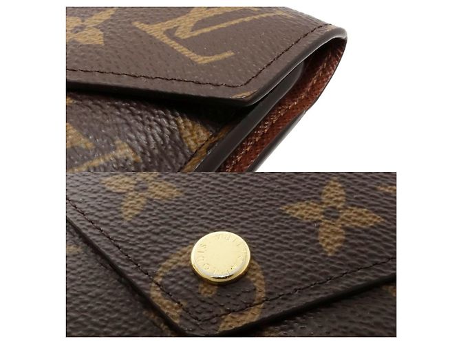 Louis Vuitton Monogram Tri-fold Wallet Brown - view 5