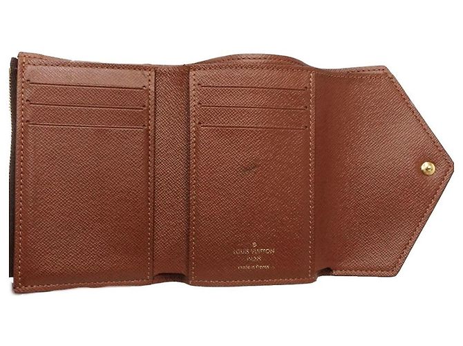 Louis Vuitton Monogram Tri-fold Wallet Brown - view 7