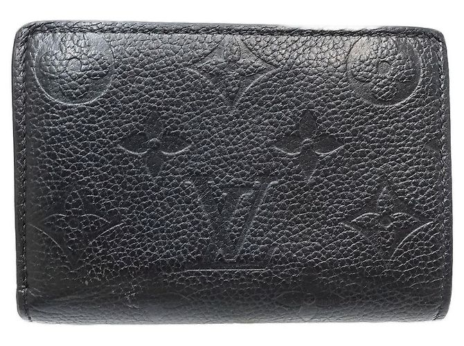 Louis Vuitton Monogram Empreinte Bi-fold Wallet Schwarz - Ansicht 3