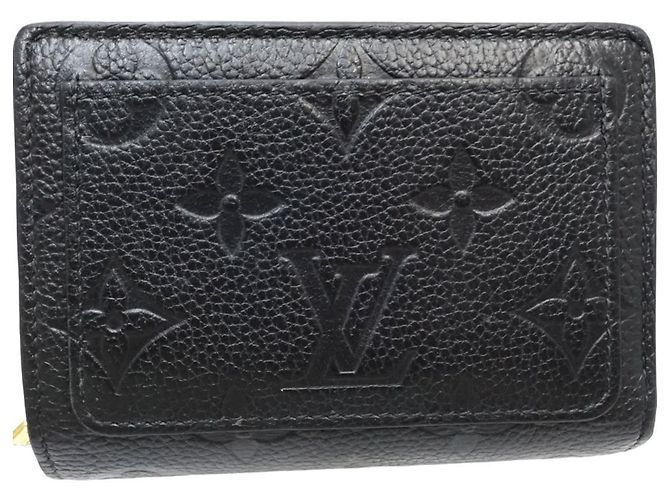 Louis Vuitton Monogram Empreinte Bi-fold Wallet Schwarz - Ansicht 4