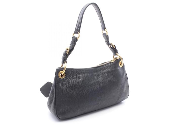 Borsa a tracolla Prada Vitello Daino Nero - vista 2