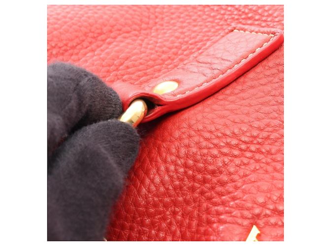 Bolsa Tote Prada Vitello Daino Vermelho - vista 8